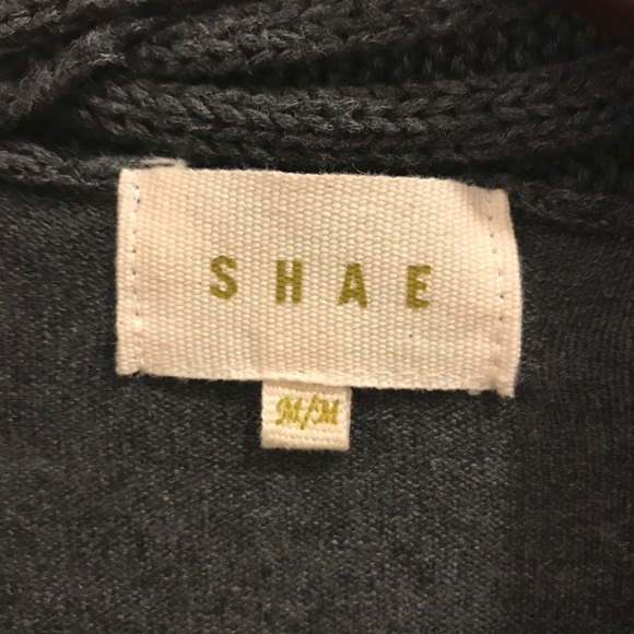Anthropologie Shae Cardigan Sweater Medium gray cotton - Picture 9 of 11